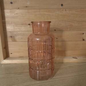 Pink Anchor Hocking Depression Glass Block Optic Pitcher